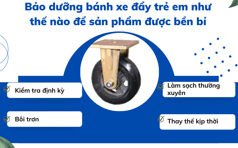 bánh xe đẩy trẻ em