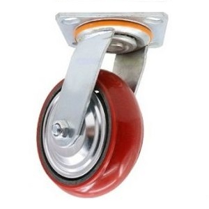 Bánh xe PU D125 gang Hàn Quốc xoay