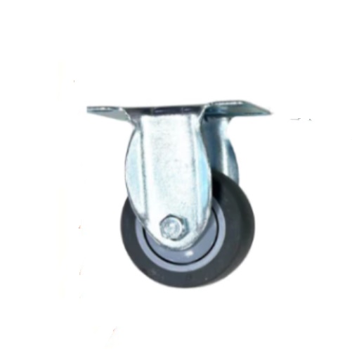 Bánh xe TPR xám D75 dẫn hướng