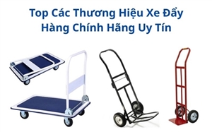 Top Các Thương Hiệu Xe Đẩy Hàng Chính Hãng Uy Tín