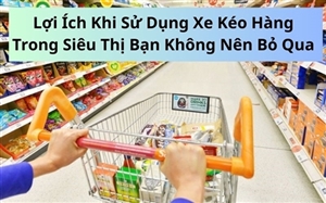 Lợi Ích Khi Sử Dụng Xe Kéo Hàng Trong Siêu Thị Bạn Không Nên Bỏ Qua