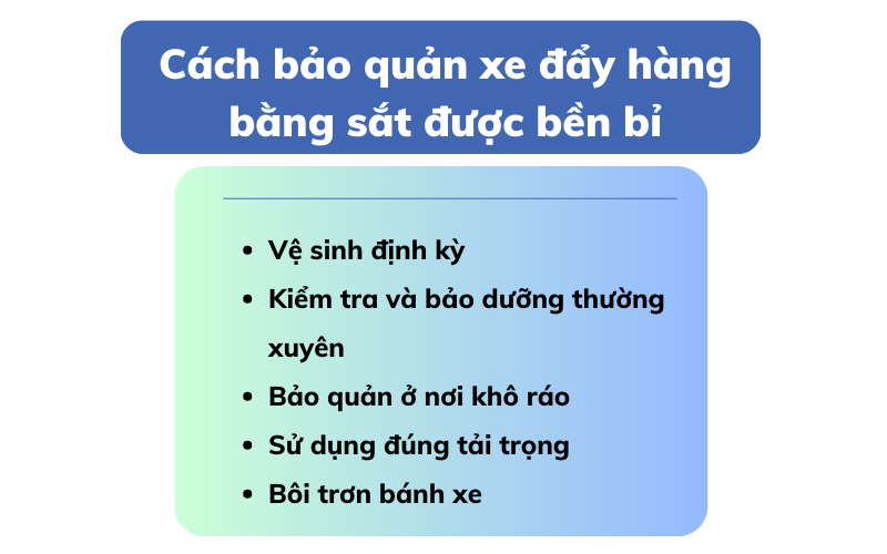 xe đẩy sắt