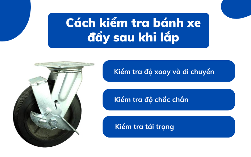 cách lắp bánh xe đẩy