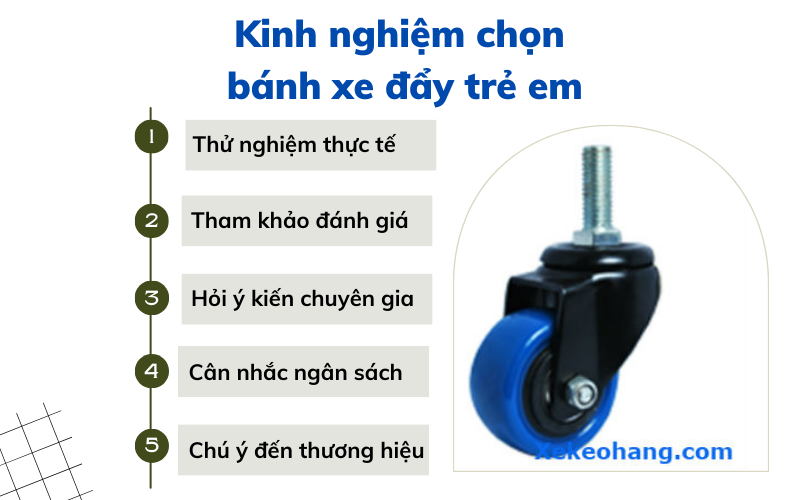 bánh xe đẩy trẻ em