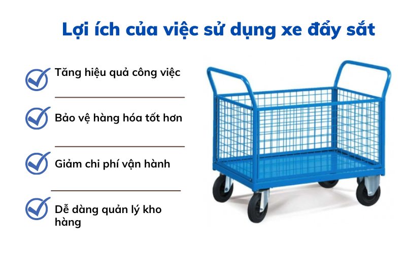 xe đẩy sắt