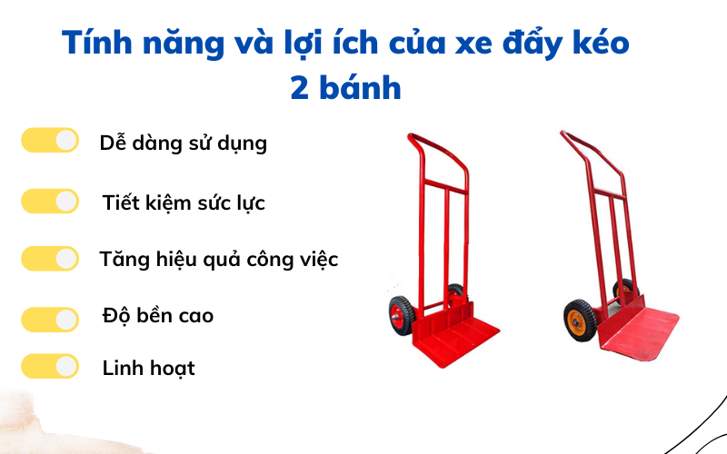 xe đẩy hàng 2 bánh