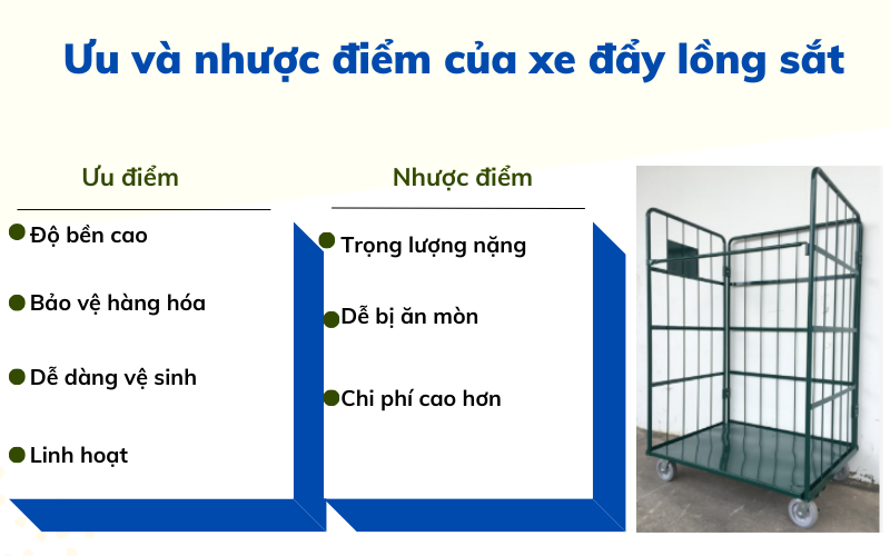 xe đẩy sắt 